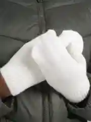 Белый варежки женские, теплые,аксессуары для женщин