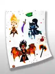 Авторские стикеры Дота 2 / Dota 2 от ESDES /