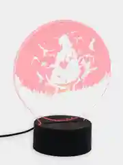 Желтый ночник 3D светодиодный "Наруто", USB