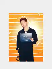 Набор фото открыток в конверте с принтом k-pop группы BTS
