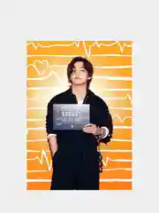 Набор фото открыток в конверте с принтом k-pop группы BTS