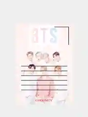 Набор фото открыток в конверте с принтом k-pop группы BTS