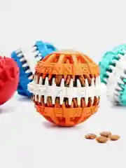 Жевательная игрушка-зубочистка, вращающийся мяч для собак и кошек