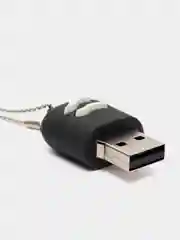 Черный usb флешка, 16 Гб, кошачья лапка