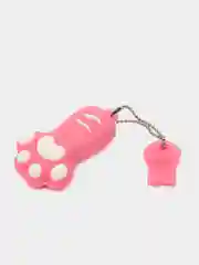 Розовый usb флешка, 16 Гб, кошачья лапка
