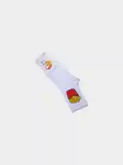 Желтый носки с принтом