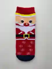 Красный новогодние носки