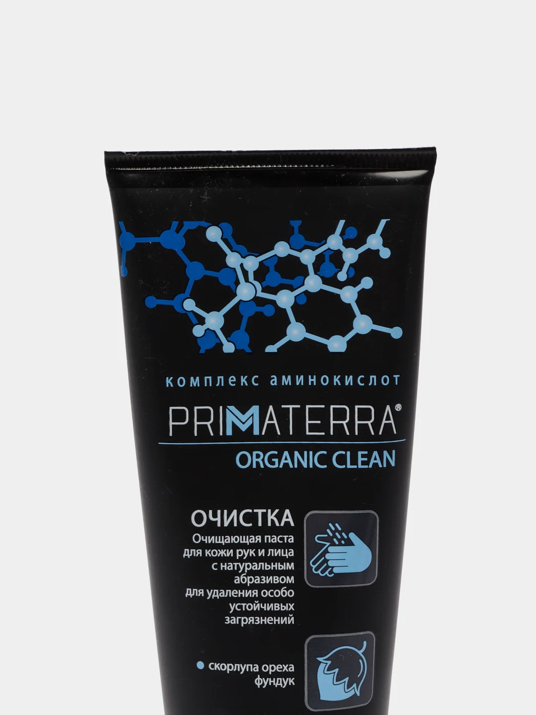 Очищающая паста PRIMATERRA organic clean для кожи рук и лица