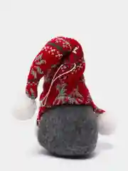Красный новогодняя игрушка-сувенир и декор под ёлку гномик