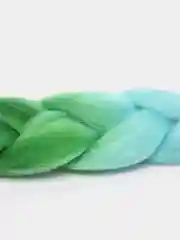 Лесной зеленый канекалон двухцветный