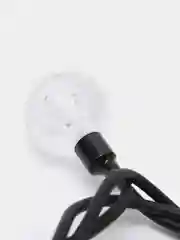 Прозрачный гирлянда светодиодная новогодняя 9м, LED нить, 70 лампочек, разноцветный,светящиеся шары