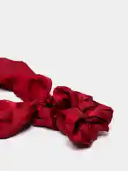 Бордовый резинка-бант для волос