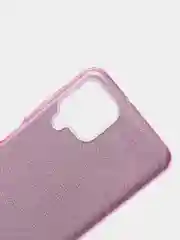 Лавандовый чехол блестящий Samsung Galaxy A22 4G, M22, M32 накладка с блёстками