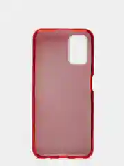 Красный чехол блестящий Samsung Galaxy A03s, накладка с блёстками Самсунг A03S