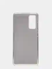 Серебряный чехол блестящий Samsung Galaxy S20FE, накладка c блёстками Самсунг S20 FE