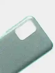 Бирюзовый чехол блестящий Samsung Galaxy A03s, накладка с блёстками Самсунг A03S