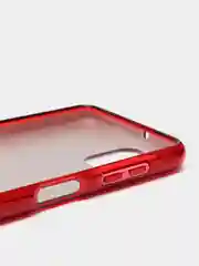 Красный чехол блестящий Samsung Galaxy A22 4G, M22, M32 накладка с блёстками