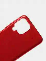 Красный чехол блестящий Samsung Galaxy A22 4G, M22, M32 накладка с блёстками
