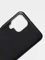Угольный чехол блестящий Samsung Galaxy A22 4G, M22, M32 накладка с блёстками