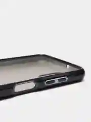 Угольный чехол блестящий Samsung Galaxy A22 4G, M22, M32 накладка с блёстками