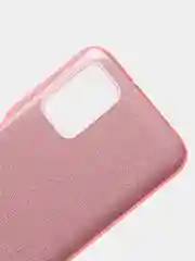 Розовый чехол блестящий Samsung Galaxy A03s, накладка с блёстками Самсунг A03S