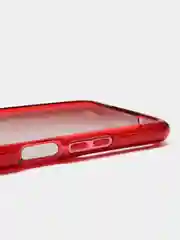 Красный чехол блестящий Huawei P Smart 2021, накладка c блестками Honor PSmart 2021