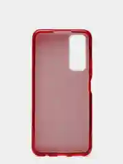 Красный чехол блестящий Huawei P Smart 2021, накладка c блестками Honor PSmart 2021