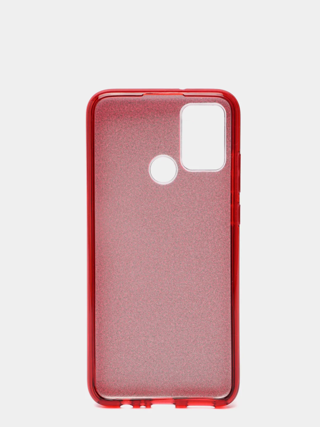 Красный чехол блестящий Honor 9A, 9X Lite, 9S, Huawei Y5P накладка с блёстками
