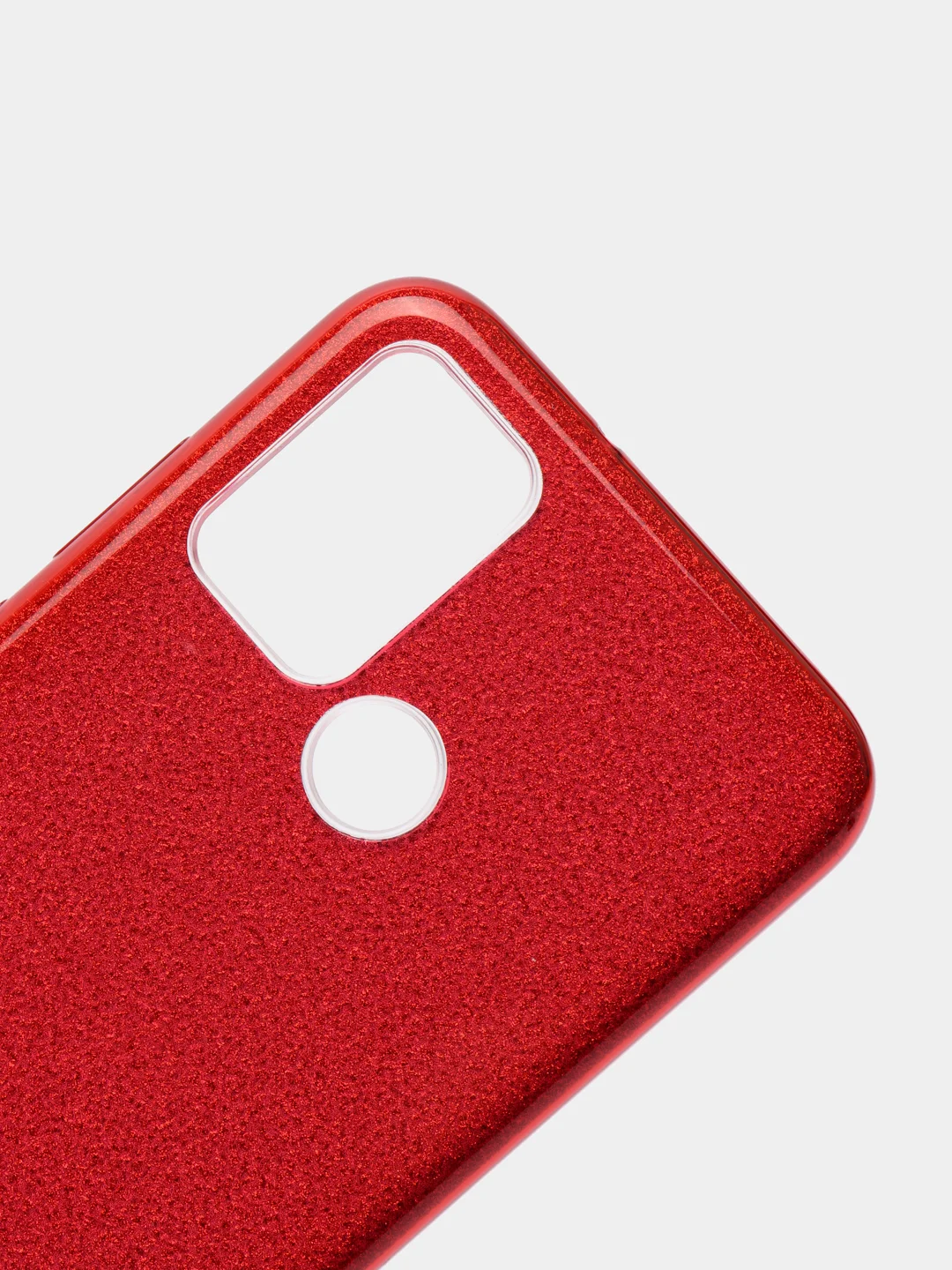 Красный чехол блестящий Honor 9A, 9X Lite, 9S, Huawei Y5P накладка с блёстками