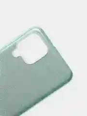 Бирюзовый чехол блестящий Samsung Galaxy A22 4G, M22, M32 накладка с блёстками
