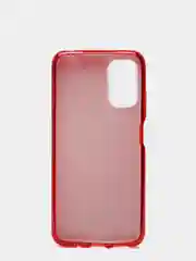 Красный чехол блестящий Xiaomi Poco M3 Pro, Redmi Note 10 5G, Redmi Note 10T накладка с блёстками