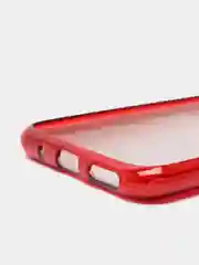 Красный чехол блестящий Xiaomi Poco M3 Pro, Redmi Note 10 5G, Redmi Note 10T накладка с блёстками