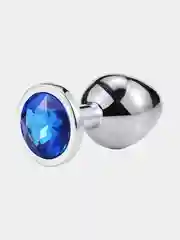 Синий анальная пробка, металлическая, S, M, L