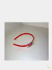 Вишнёвый ободок для волос