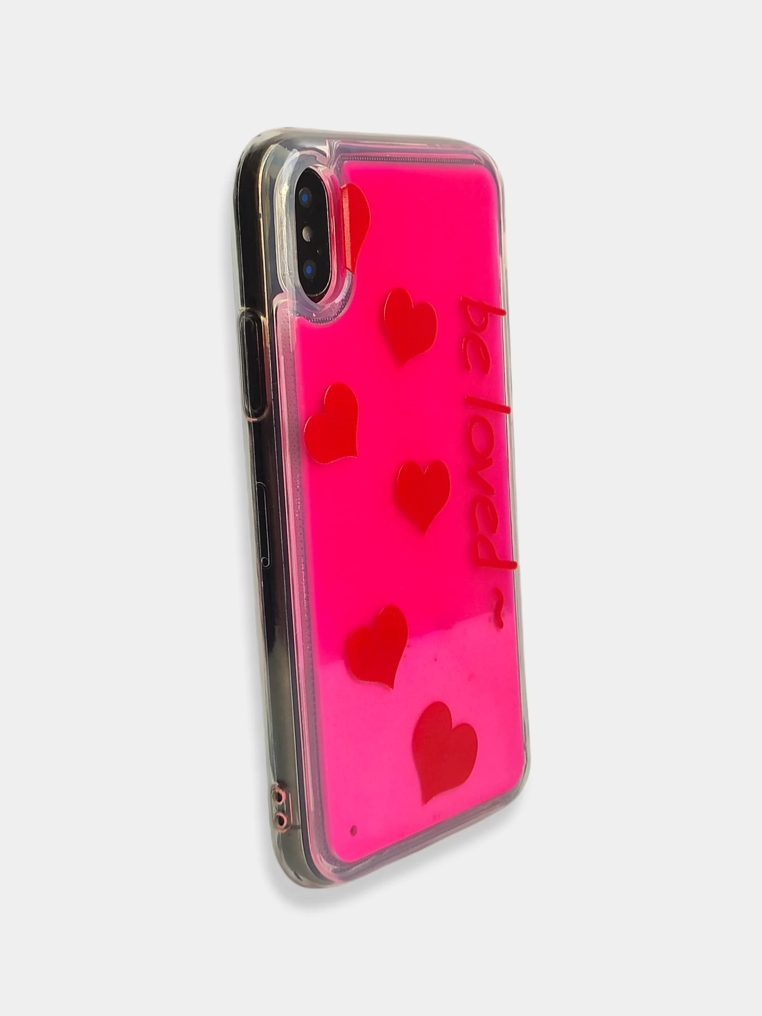 Алый чехол накладка переливашки с рисунком принтом картинкой для Iphone 7+ 8 plus xs max