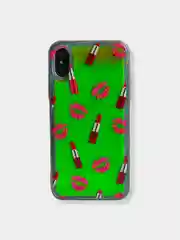 Бежевый меланж чехол накладка переливашки с рисунком принтом картинкой для Iphone 7+ 8 plus xs max