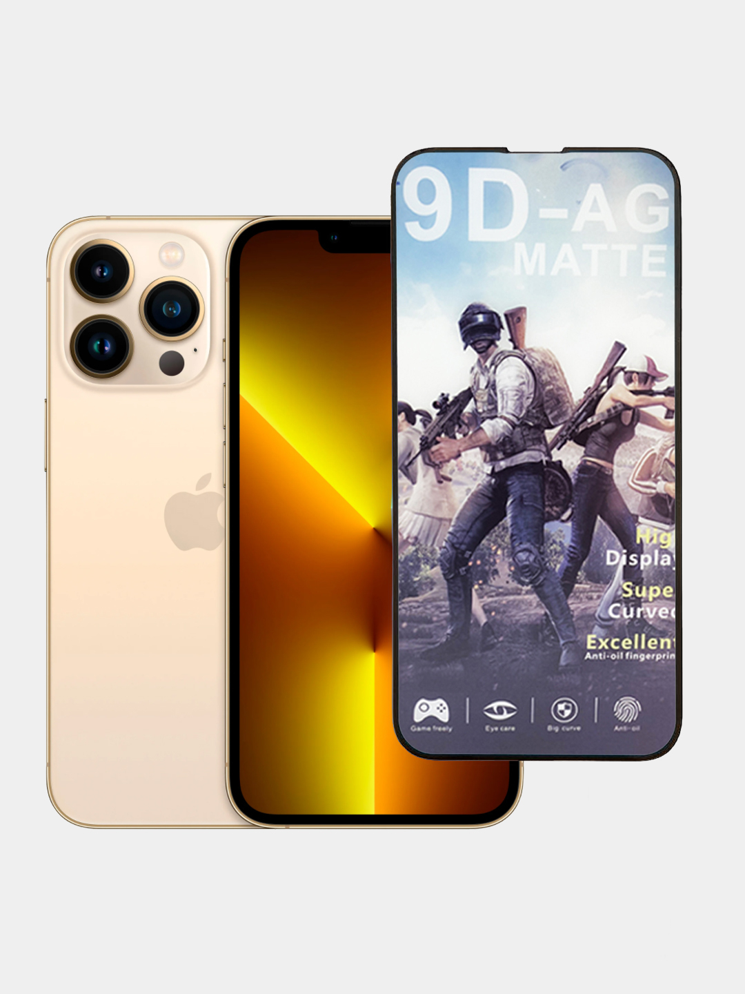 Защитное стекло для iPhone 11/XR/13/13 Pro/13 Pro Max, матовое купить по  цене 47.79 ₽ в интернет-магазине Магнит Маркет