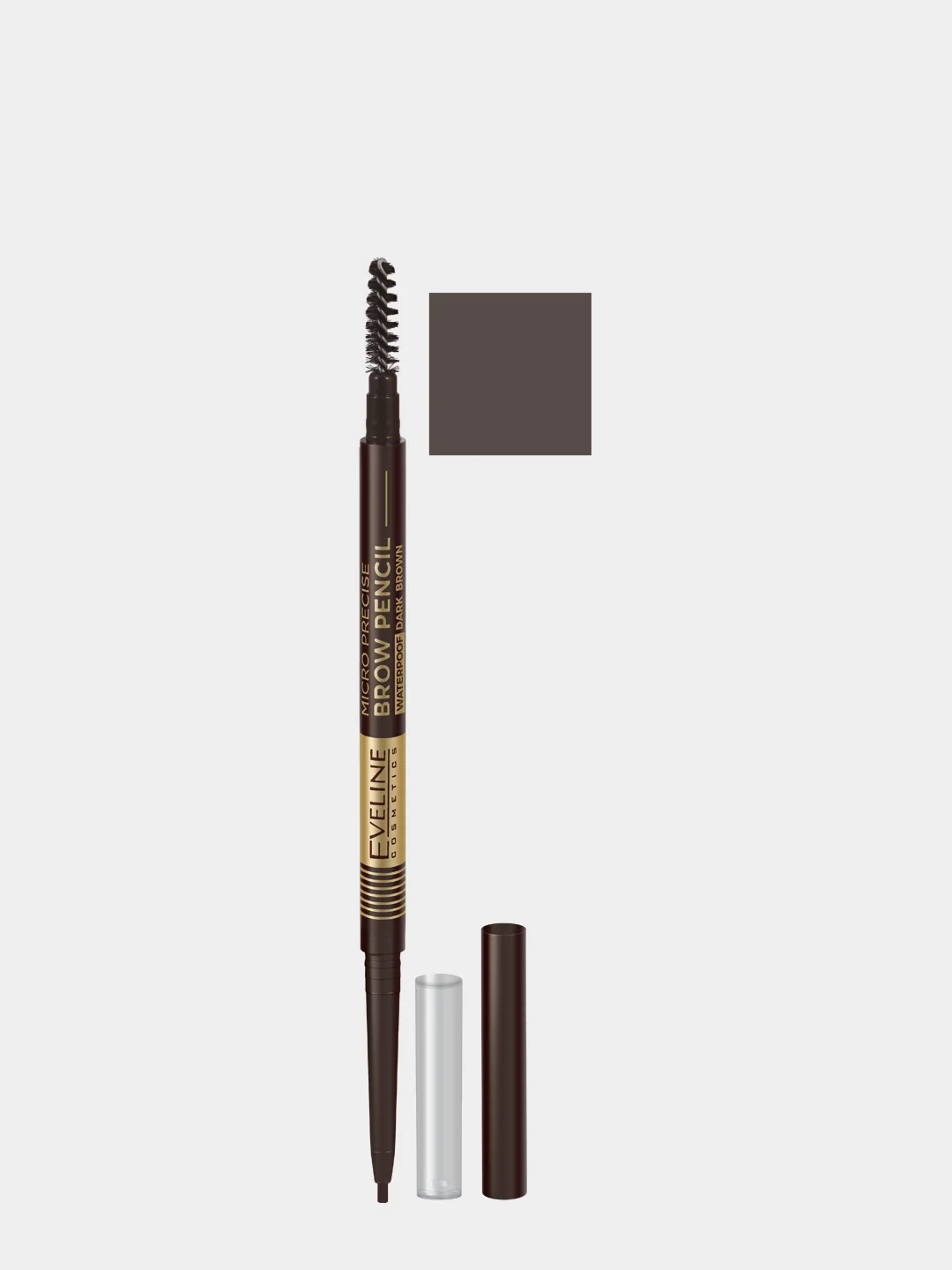 Eveline Cosmetics Карандаш для бровей водостойкий №3 темно-корич MICRO PRECISE BROW PENCIL