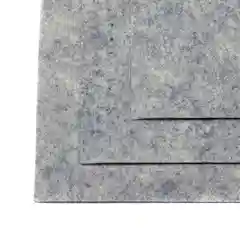 Серый металлик фетр листовой, мягкий, 1 мм