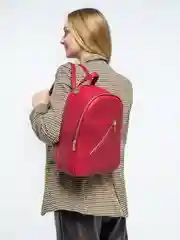 Багровый рюкзак женский