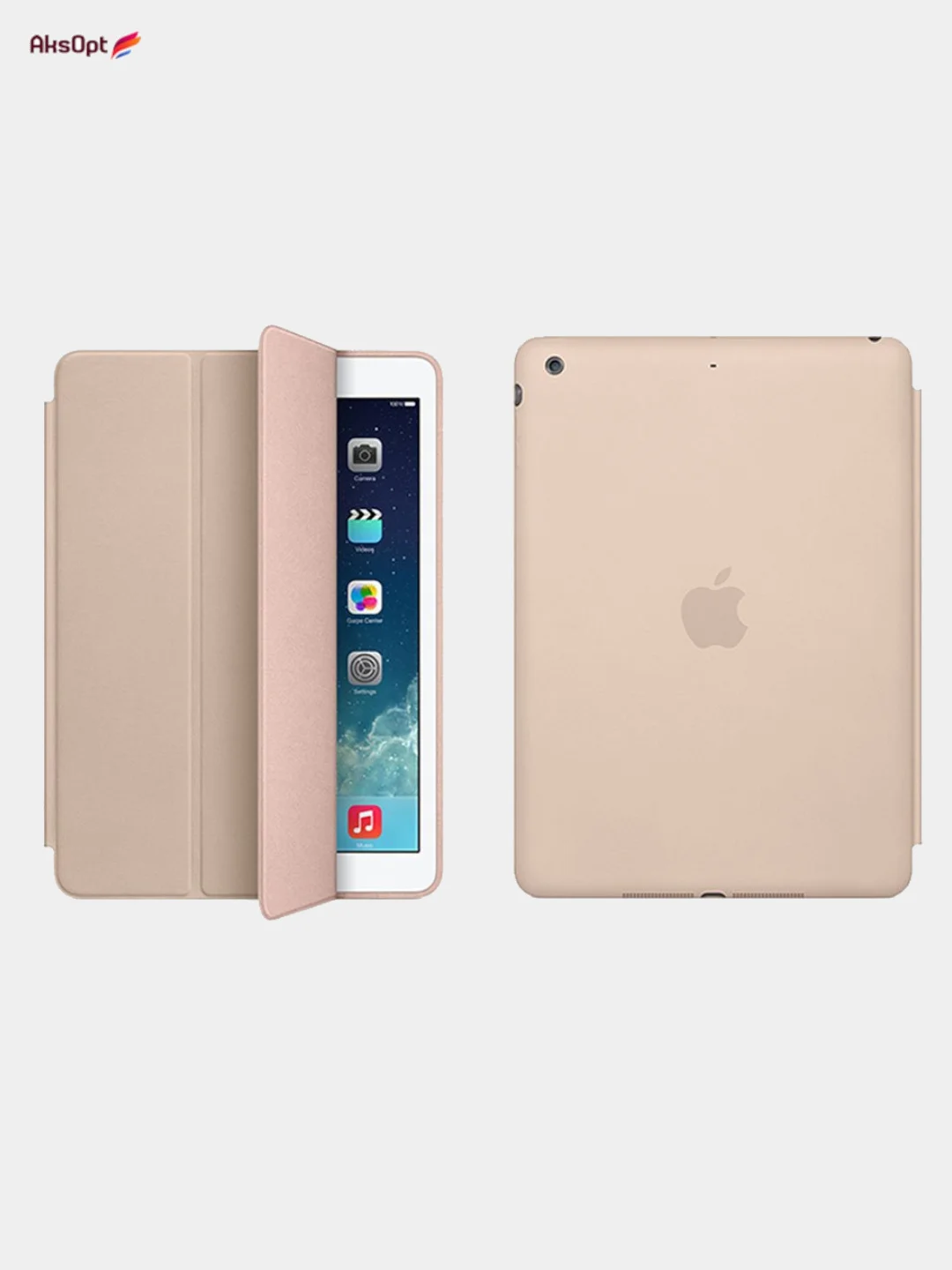 Бежевый чехол книжка для iPad Air 10.5/Ipad PRO 2017/Ipad Pro 11"/Ipad 2018/Mini 4/  Smart case