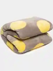 Желтый плед из ткани велсофт BL0, большая коллекция