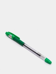 Ручка шариковая Pilot BPS-GP, резиновый упор, масляная основа, стержень зеленый, 0,7 мм