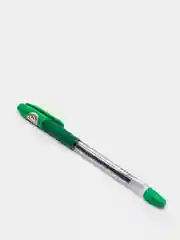 Ручка шариковая Pilot BPS-GP, резиновый упор, масляная основа, стержень зеленый, 0,7 мм
