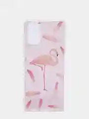 Розовый чехол Samsung Galaxy S20, S20+ / S20 Plus, S20 Ultra прозрачный силиконовый с рисунком