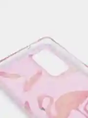 Розовый чехол Samsung Galaxy S20, S20+ / S20 Plus, S20 Ultra прозрачный силиконовый с рисунком