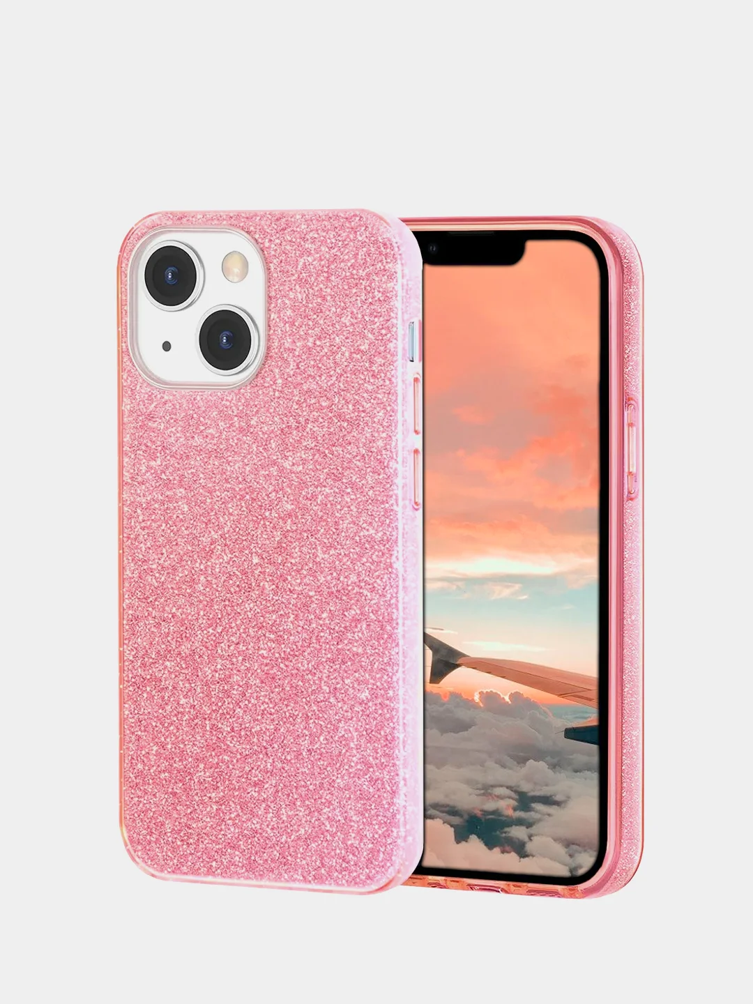 Розовый чехол iPhone 13, 13 Mini, 13 Pro, 13 Pro max силиконовый