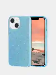 Голубой чехол iPhone 13, 13 Mini, 13 Pro, 13 Pro max силиконовый