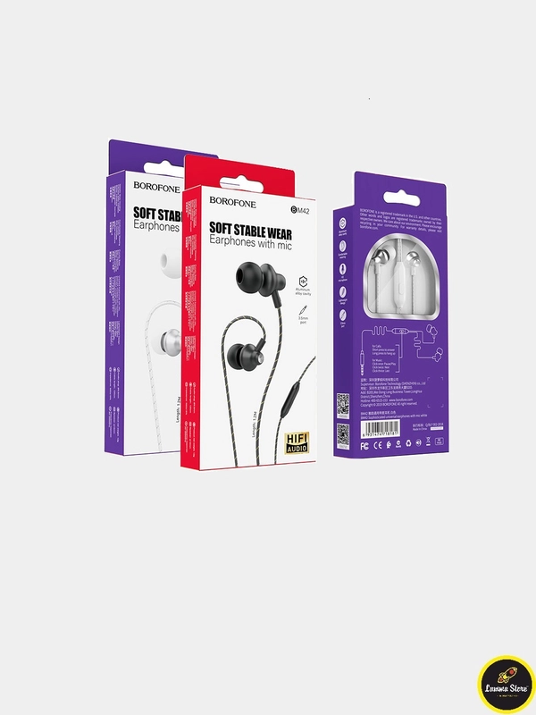Проводные наушники Borofone BM42 Sophisticated