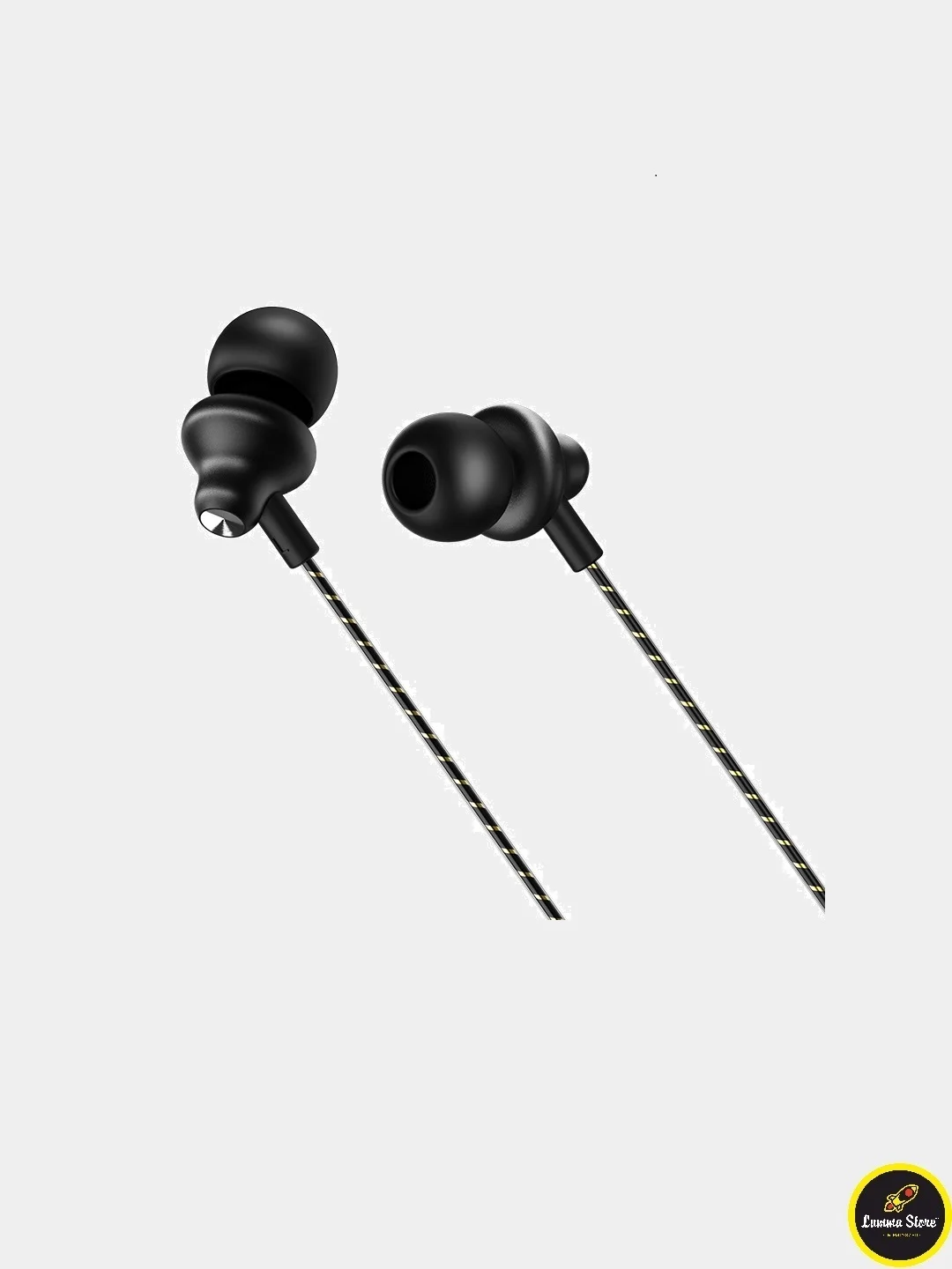 Черный проводные наушники Borofone BM42 Sophisticated